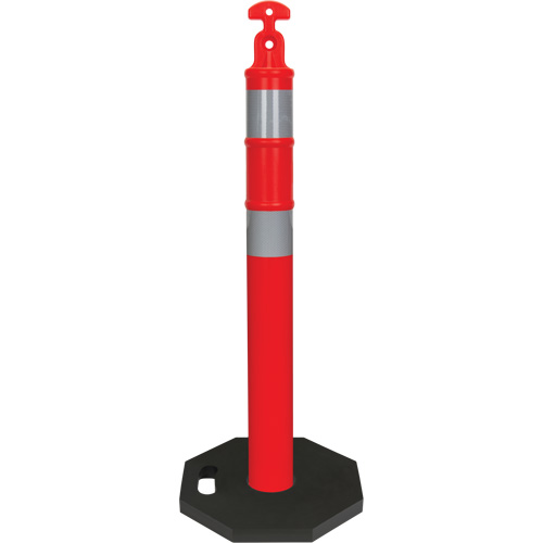 High-Visibility Delineator Post Kit, 42" H, Orange Brunswick Fyr & Safety
