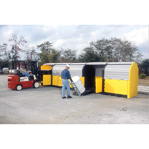 P20 Plus Ultra-Hard Top Spill Pallets&reg; without Drain, 312" L x 79" W x 62" H, 9000 lbs. Load Capacity Brunswick Fyr & Safety