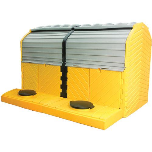 Extender Kit without Drain for Ultra-Hard Top Spill Pallets&reg;, 64" L x 79" W x 62" H, 9000 lbs. Load Capacity Brunswick Fyr & Safety