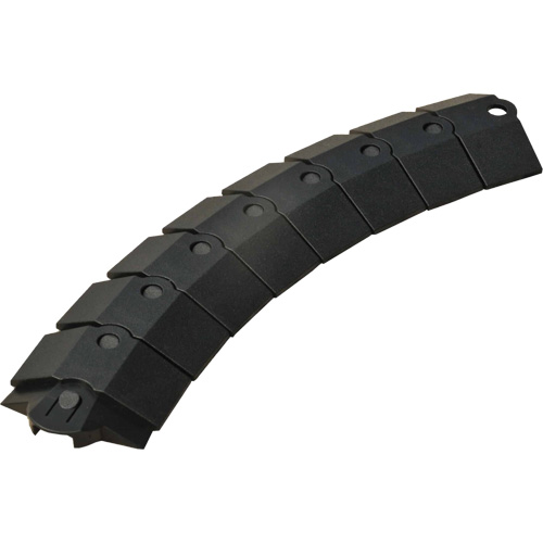 Small Ultra-Sidewinder Cable Protection System&reg; with Endcaps, 39.5" x 3" x 0.8", 2000 lbs. (1 tons) Brunswick Fyr & Safety