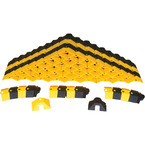 24-Foot Bulk Box Ultra-Sidewinder Cable Protection System&reg;, 288" x 9.8" x 1.4", 2000 lbs. (1 tons) Brunswick Fyr & Safety