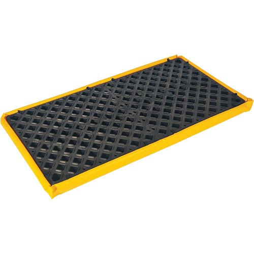 2-Drum Flexible Ultra-Spill Deck&reg;, 11 US gal. Spill Capacity, 48" x 24" x 2.5" Brunswick Fyr & Safety