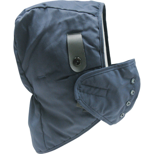 FR Winter Liner with Mouth Piece & Long Neck, Blue, Cotton/Poly-Cotton Brunswick Fyr & Safety