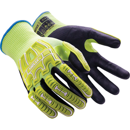 Helix&reg; 3062IMP Impact Gloves, 6/X-Small, Foam Nitrile Palm, Elastic/Knit Wrist Cuff Brunswick Fyr & Safety