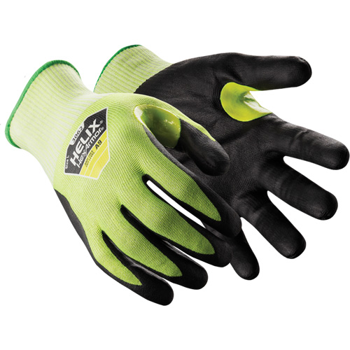 Gants r&eacute;sistants aux coupures Helix 3062, Taille 6/T-petit, Calibre 18, Rev&ecirc;tement Mousse de nitrile, Enveloppe en PEHP, ASTM ANSI niveau A9 Brunswick Fyr & Safety