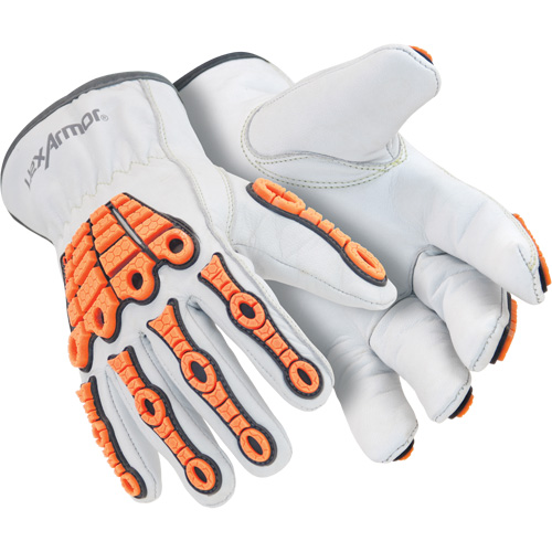 Chrome SLT&reg; 4060 Impact Gloves, 6/X-Small, Goatskin Palm, Slip-On Cuff Brunswick Fyr & Safety