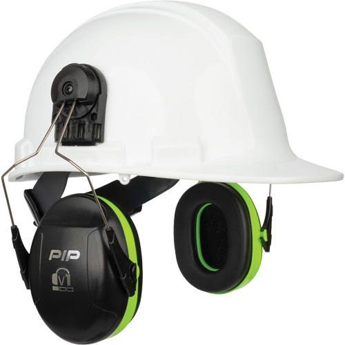 Dynamic V1 Passive Ear Muffs, Cap Mount, 23 NRR dB Brunswick Fyr & Safety