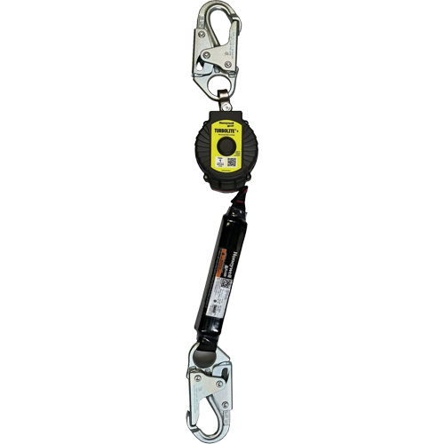 Miller TurboLite+ Personal Fall Limiter, 6', Web, Stationary Brunswick Fyr & Safety