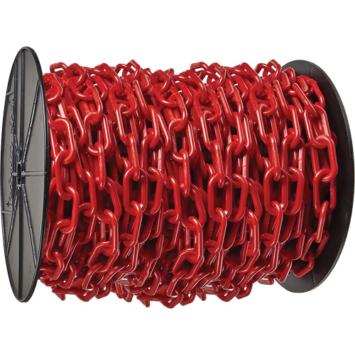 Heavy-Duty Plastic Safety Chain, Red Brunswick Fyr & Safety