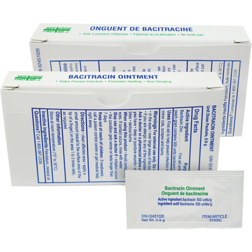 Zinc bacitracine, Onguent, Antibiotique Brunswick Fyr & Safety