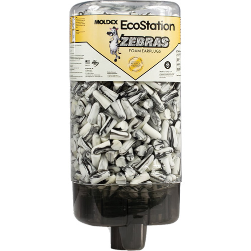 EcoStation&reg; Earplug Dispenser with Zebras Earplugs Brunswick Fyr & Safety