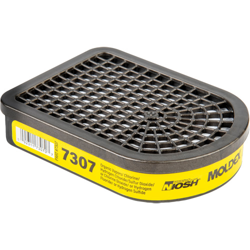 Semi-Rectangular Respirator Cartridge, Gas/Vapour Cartridge, Acid Gas/Organic Vapour Brunswick Fyr & Safety