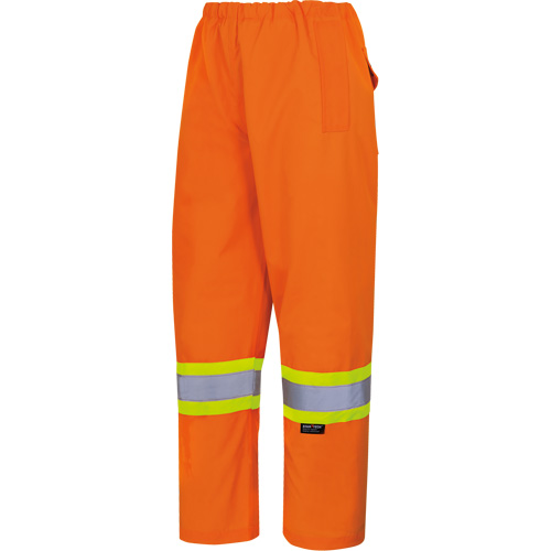 5586 450D Waterproof Safety Pants, Polyester/Polyurethane, 4X-Large, High Visibility Lime-Yellow Brunswick Fyr & Safety