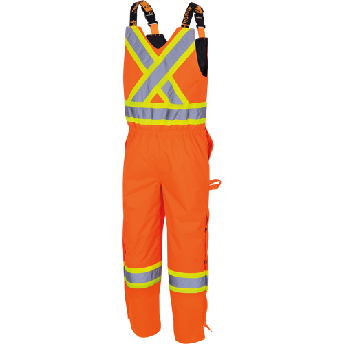 5040 Waterpoof Quilted Safety Overalls, Polyester, Small, High Visibility Orange Brunswick Fyr & Safety