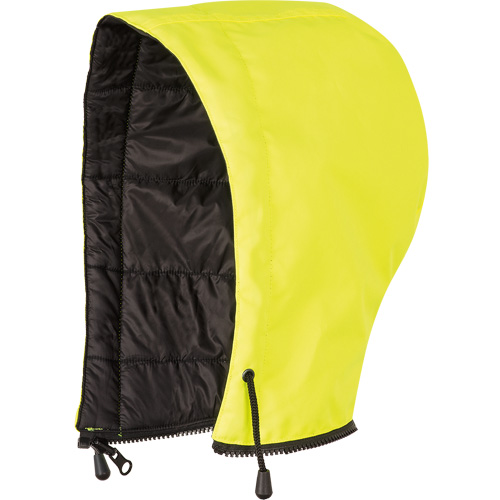 5771H Capuchon pour manteau de s&eacute;curit&eacute; haute visibilit&eacute; r&eacute;versible, Jaune lime haute visibilit&eacute;, Nylon/Polyester Brunswick Fyr & Safety