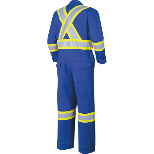 7704T FR-Tech&reg; Arc-Rated Coverall, Size 40 (Tall), Royal Blue, 10 cal/cm² Brunswick Fyr & Safety