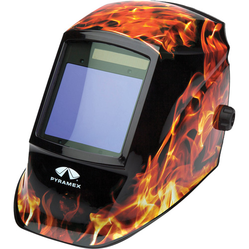 Casque de soudeur autonoircissant Leadhead, 3,8" lo x 3,4" la Champ de vision, Teinte 9 - 13 Brunswick Fyr & Safety