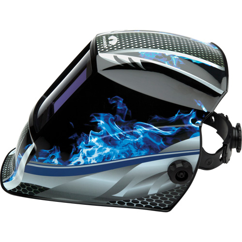 Casque de soudeur autonoircissant Leadhead, 3,8" lo x 3,4" la Champ de vision, Teinte 9 - 13 Brunswick Fyr & Safety