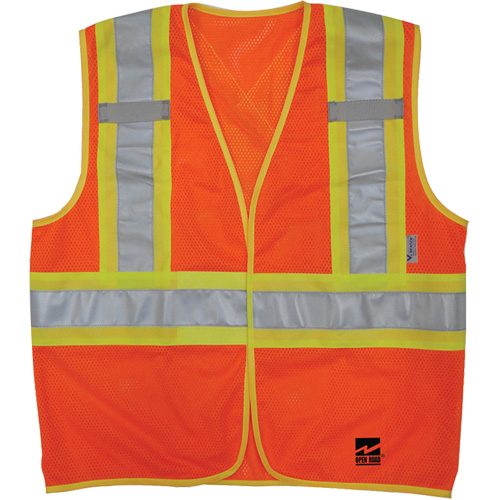 Veste Open Road “BTE”, Orange haute visibilit&eacute;, Moyen/Petit Brunswick Fyr & Safety