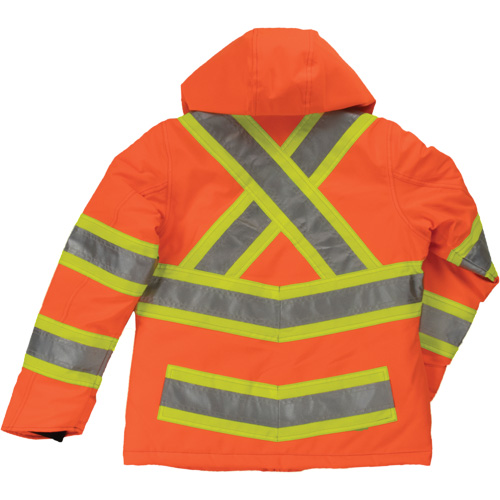 Womens Insulated Flex Safety Jacket, Polyester, High Visibility Orange, X-Small Brunswick Fyr & Safety