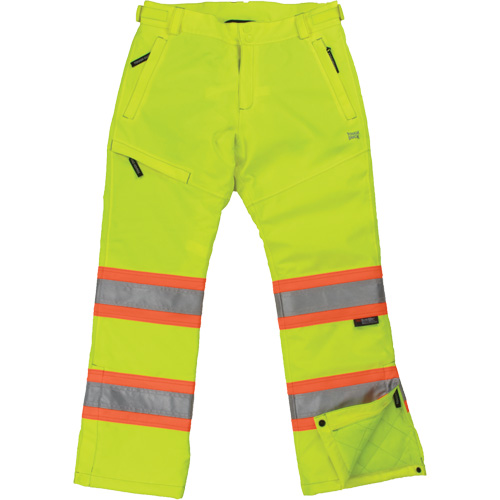 Womens Insulated Flex Safety Pant, Polyester, X-Large, High Visibility Lime-Yellow Brunswick Fyr & Safety