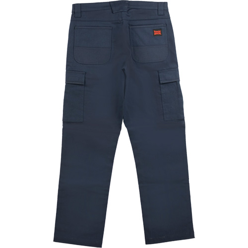 WP101 Work Pants, Cotton/Spandex, Navy Blue, Size 2, 32 Inseam Brunswick Fyr & Safety