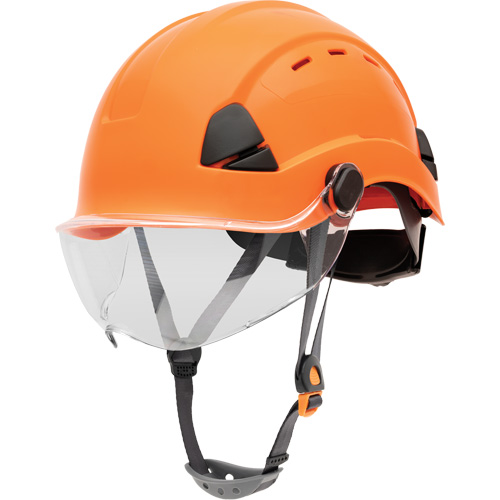 Casque de s&eacute;curit&eacute; Fibre Metal, R&eacute;pond aux normes CSA type 1, Suspension Rochet, Ventil&eacute; Brunswick Fyr & Safety