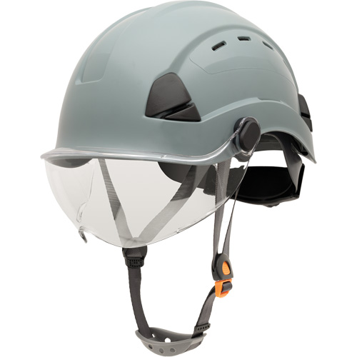 Casque de s&eacute;curit&eacute; Fibre Metal, R&eacute;pond aux normes CSA type 1, Suspension Rochet, Ventil&eacute; Brunswick Fyr & Safety