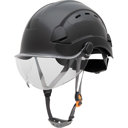 Casque de s&eacute;curit&eacute; Fibre Metal, R&eacute;pond aux normes CSA type 1, Suspension Rochet, Ventil&eacute; Brunswick Fyr & Safety