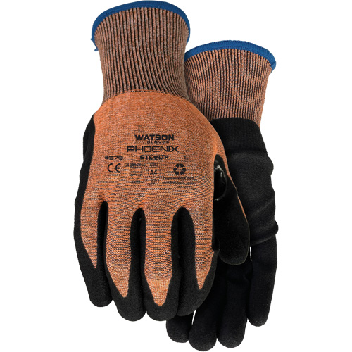 Stealth Phoenix Cut-Resistant Gloves, Size X-Small, 18 Gauge, Nitrile Coated, HPPE/Polyester Shell, ASTM ANSI Level A4 Brunswick Fyr & Safety