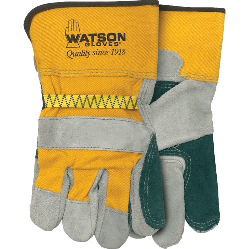 Mad Dog Fitter's Gloves, One Size, Split Cowhide Palm Brunswick Fyr & Safety