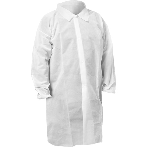 Sarrau de laboratoire KleenGuard KGA10, Moyen, Blanc Brunswick Fyr & Safety
