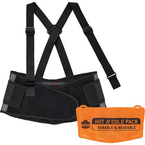 Proflex 1675 Back Support Brace with Cooling/Warming Pack, Spandex, X-Small Brunswick Fyr & Safety