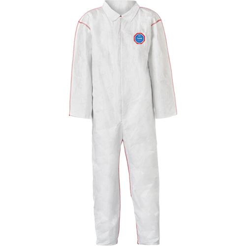 SFR Coveralls with Collar, Medium, White, Tyvek&reg; 400 Brunswick Fyr & Safety