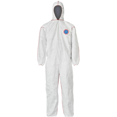 Combinaisons SFR avec cagoule, Moyen, Blanc, Tyvek 400 Brunswick Fyr & Safety