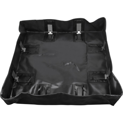 Collapsible Berm, 134 US gal. Capacity, 6' W x 6' L x 6" H, Snap-Up Bracket Brunswick Fyr & Safety