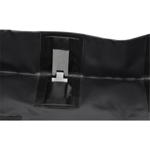 Collapsible Berm, 134 US gal. Capacity, 6' W x 6' L x 6" H, Snap-Up Bracket Brunswick Fyr & Safety