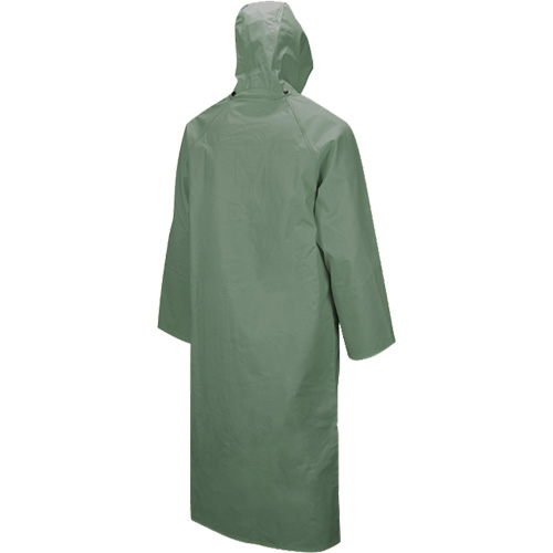 Manteau long avec capuchon d&eacute;tachable Hurricane 851, Moyen, Vert Brunswick Fyr & Safety