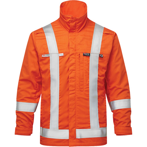 Veste aviateur d'&eacute;t&eacute; Skyline UltraSoft 7 oz., T-Grand, Orange haute visibilit&eacute; Brunswick Fyr & Safety