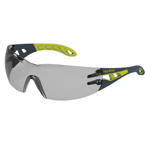 MX200 Rimless Wraparound Safety Glasses, 23% Grey Lens, Anti-Fog/Anti-Scratch, ANSI Z87+/Meets/Exceeds CSA Z94.3 Brunswick Fyr & Safety