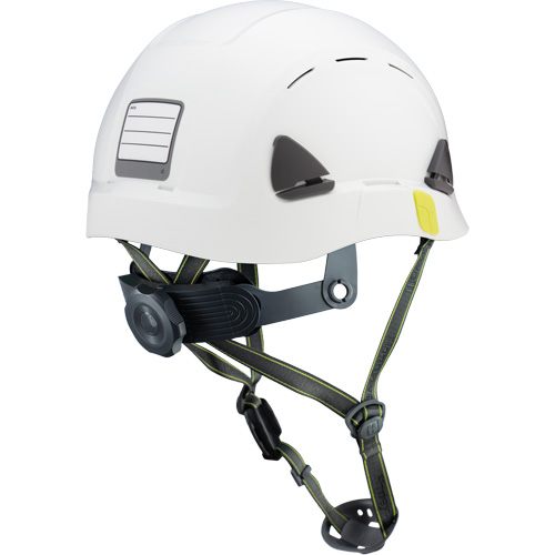 Casque de s&eacute;curit&eacute; d'escalade Fibre Metal, R&eacute;pond aux normes CSA type 2, Suspension Rochet, Ventil&eacute; Brunswick Fyr & Safety