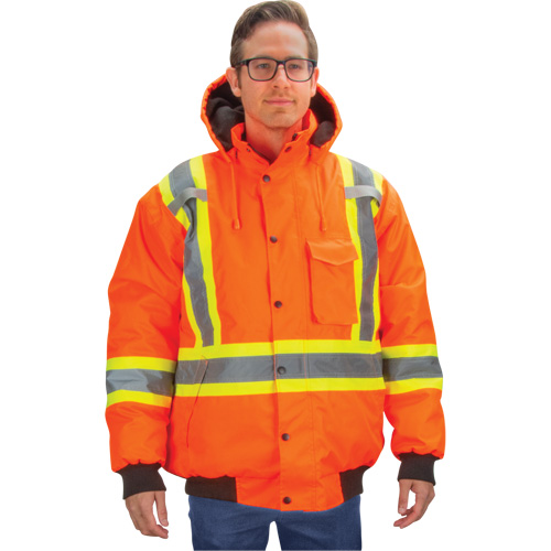 Parka d'hiver imperm&eacute;able 7-en-1, Orange haute visibilit&eacute;, 2T-Grand Brunswick Fyr & Safety