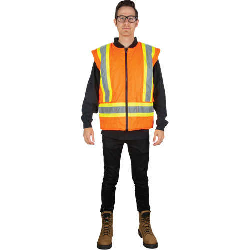 Parka d'hiver imperm&eacute;able 7-en-1, Orange haute visibilit&eacute;, 2T-Grand Brunswick Fyr & Safety