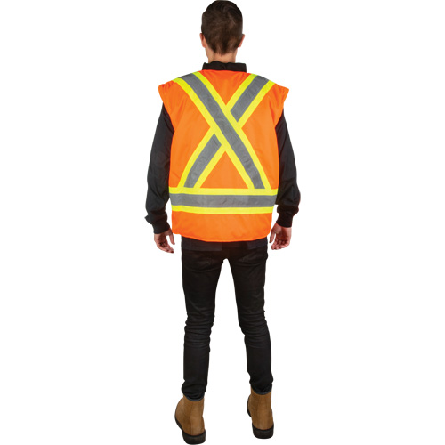 Parka d'hiver imperm&eacute;able 7-en-1, Orange haute visibilit&eacute;, 2T-Grand Brunswick Fyr & Safety