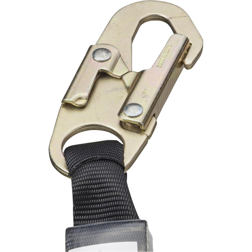 SA-5502-6 Shock Absorbing Lanyard, 6', Form Hook Center, Snap Hook Leg Ends, Galvanized Steel Brunswick Fyr & Safety