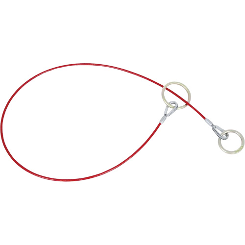 AS-21110-6 6' Cable Anchor with O-Ring Ends, Sling, Permanent Use Brunswick Fyr & Safety