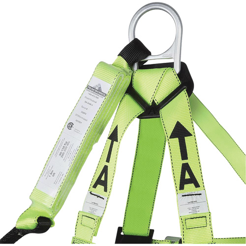 FBH-10000A5440-4 4' Class A Harness & Lanyard with 220 lbs. Capacity, Harness/Lanyard Combo Brunswick Fyr & Safety