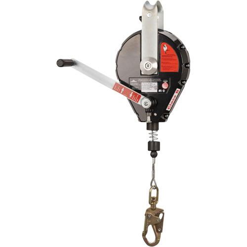 SRL-73303-60 Cable Self-Retracting Lifeline with Recovery, 60', Galvanized Steel, Swivel Brunswick Fyr & Safety