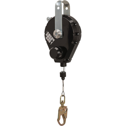 SRL-73303-60 Cable Self-Retracting Lifeline with Recovery, 60', Galvanized Steel, Swivel Brunswick Fyr & Safety