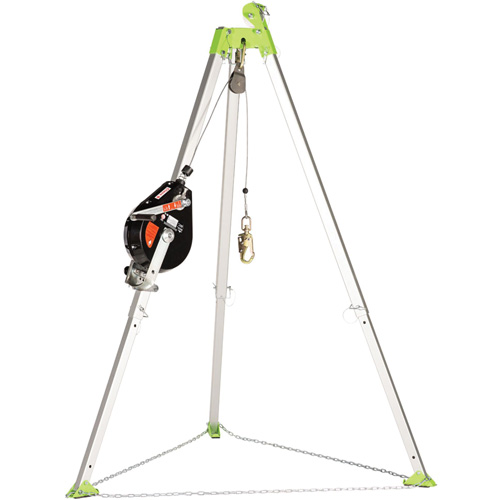 SRL-73303-96 Cable Self-Retracting Lifeline with Recovery, 96', Galvanized Steel, Swivel Brunswick Fyr & Safety